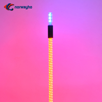 NWH-HST Super Bright Buggy LED Whip con luz superior fija o intermitente